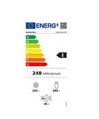 Kühl-Gefrierkombination unten Whirlpool SP408102FR – Einbaugerät 194 cm
