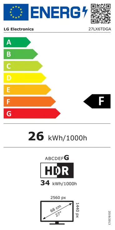 Écran TV sans fil LG StanbyME 27" sur pied avec batterie intégrée, affichant une image colorée et claire.