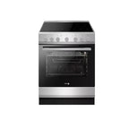 Fagor 62 L ceramic cooker, 4 burners, silver FACV3004S