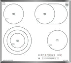 Kaiser Hob - - KCT 6715 FW - White ceramic - 4 QuickHeat zones - 60 cm