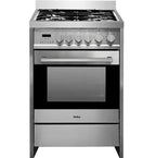 Amica ACME2005X 60 cm stainless steel gas cooker
