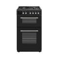 Continental Edison gas range cooker CECDF6060IBD double oven 4 burners W60 D60 H90