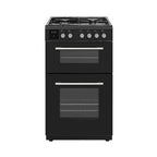 Continental Edison gas range cooker CECDF6060IBD double oven 4 burners W60 D60 H90