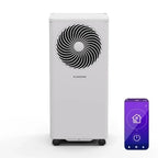 Klimaanlage mobil KLARSTEIN Aero Ring 9K Mobile Smart Klimaanlage 9000 BTU für max. 31 m² mit Sprachsteuerung Weiß