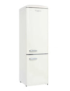 Frigelux CB255RC bottom-freezer refrigerator, vintage retro 1950s style