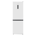 Réfrigérateur HISENSE FCN300AWE1 avec porte blanche, intérieur spacieux et étagères en verre, vue de face.