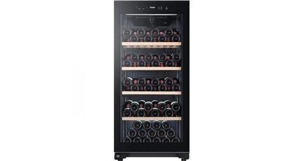 Vinoteca de servicio Haier hws116gae - de libre instalación - 116 botellas al. 126,5 x an. 59,5 cm - negro