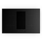 Kochfeld mit integriertem Dunstabzug KLARSTEIN Velaire Induktionskochfeld mit integrierter Dunstabzugshaube 80 cm elegant minimalistisch 8400W Schwarz