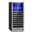 Vinoteca de servicio KLARSTEIN Vinovilla 127- 45dB - Clase G - Acero inoxidable