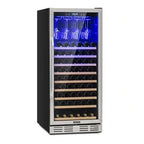 Vinoteca de servicio KLARSTEIN Vinovilla 127- 45dB - Clase G - Acero inoxidable