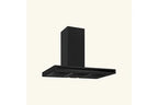 Wandhaube Silverline TEA matt schwarz 90 cm