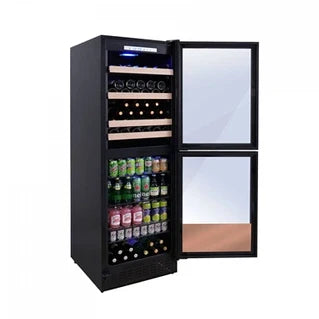 Weinkeller-Servierschrank Le Cépage AGCV140VN2Z2D Multi-Temperatur 220 Flaschen 2 Türen
