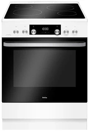 Amica ACV7005RB White ceramic cooker