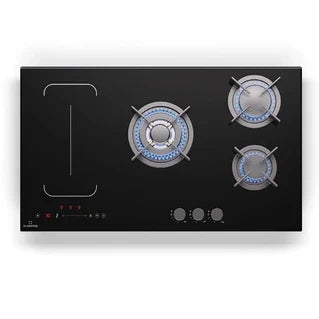 KLARSTEIN MultiChef induction hob, induction and gas cooktop, 5 zones