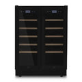 Vinoteca doble zona Les Petits Champs empotrable 42 botellas - CAVCEDB42