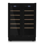 Vinoteca doble zona Les Petits Champs empotrable 42 botellas - CAVCEDB42