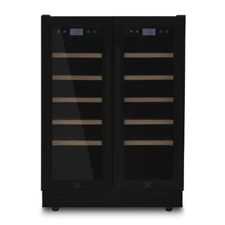 Vinoteca doble zona Les Petits Champs empotrable 42 botellas - CAVCEDB42