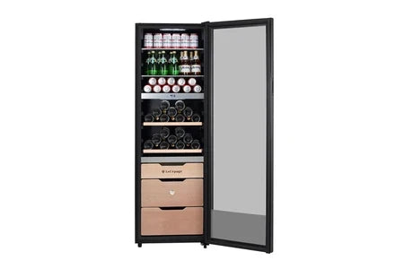 Vinoteca multitemperatura LeCépage Vinoteca polivalente de triple zona AGK3ZMULTI 282L