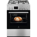 Electrolux EKM668989X freestanding dual-fuel cooker