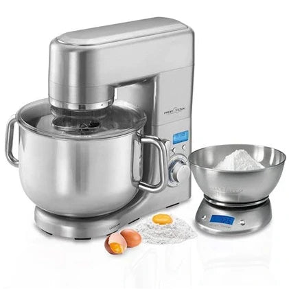 Proficook multifunction food processor for baking, cooking and household use, 10 L bowl, KM1096, 1500 W, Silver
