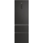 Haier single-door refrigerator, combined refrigerator-freezer - 3D 60 Series 5 HTW5618ENPT - Energy class E - 360 L - 185 X 59,5 X 66,7 Cm - Black