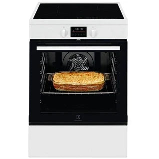 Electrolux SurroundCook LKI64890BW - Range cooker - freestanding - width: 59.6 cm - depth: 60 cm - height: 85 cm - with self-cleaning system - white