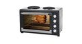 Horno de exterior Syntrox Mini horno de 60 litros con convección y asador con 2 placas de cocción mini horno para pizza