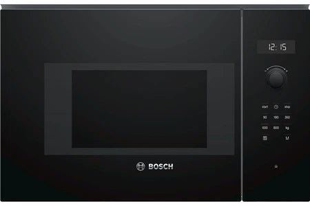 Microondas + Grill Bosch Serie | 6 BFL524MB0 - Horno microondas monofunción - encastrable - 20 litros - 800 W - negro