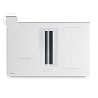 Hob with integrated extractor KLARSTEIN Velaire induction hob with integrated extractor, 4 zones, 7400W, 80cm, touch slider, timer