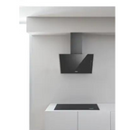Hotte Whirlpool WHVF63FLTK, accessoire pour cuisine, vue de face avec filtre et commandes visibles.