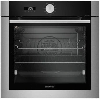 Horno empotrable Brandt BOP7536X - Horno - empotrable - hueco - ancho: 56 cm - profundidad: 55 cm - altura: 58.5 cm - con sistema de autolimpieza - clase A+ - inox