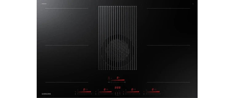 Samsung induction hob - 4-zone induction cooktop, NZ84T9747VK/UR, Black, W:83cm, H:21.1cm, D:51.5cm, Energy class