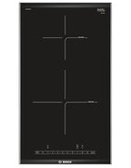 Bosch Serie | 6 PIB375FB1E mixed hob - Induction cooktop - 2 cooking zones - Cutout - width: 27 cm - depth: 49 cm - with front trim and