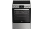 Indesit I6V5LCX stainless steel ceramic cooker