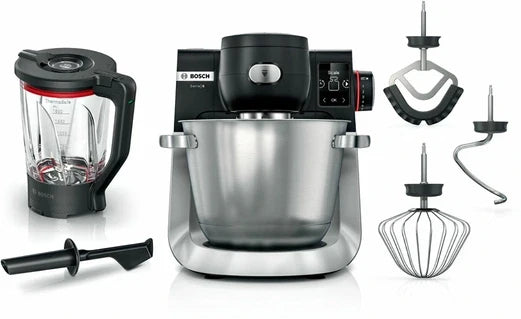 Professional stand mixer Bosch Serie 6 MUMS6ZS17 food processor 1600 W 5,5 L Black, Stainless steel