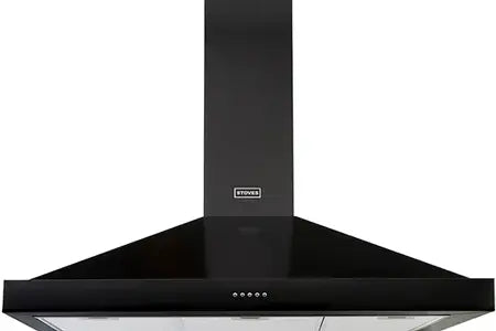 Stoves HOTPYR100NOIR Wandhaube
