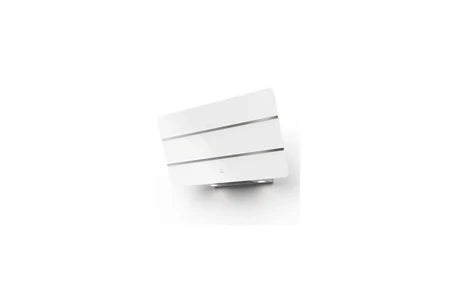 Campana extractora decorativa de pared Roblin decorativa inclinada acero inoxidable cristal de 80cm de ancho