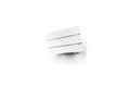Campana extractora decorativa de pared Roblin decorativa inclinada acero inoxidable cristal de 80cm de ancho