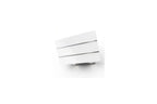 Campana extractora decorativa de pared Roblin decorativa inclinada acero inoxidable cristal de 80cm de ancho
