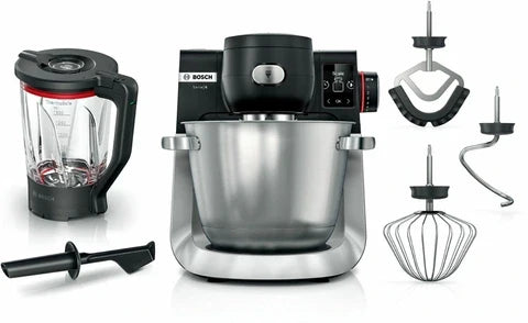 Professional stand mixer Bosch Serie 6 MUMS6ZS17 food processor 1600 W 5,5 L Black, Stainless steel
