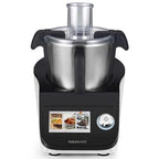 Naturamix multifunctional food processor with built-in scale and touchscreen + extra bowl included, food processor + bowl