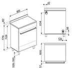 Smeg BG91N2 range cooker