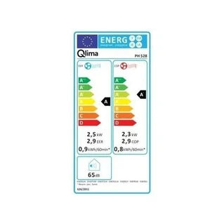 Aire acondicionado portátil Qlima reversible PH528 Aire frío 2.5 kW Aire caliente