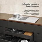 Hob with integrated extractor KLARSTEIN Velaire induction hob with integrated extractor, 4 zones, 7400W, 80cm, touch slider, timer