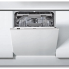 Accessoires pour lave-vaisselle Whirlpool WIC3C26F, pièce de rechange ou d'installation, montrant un composant en plastique blanc.