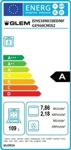 Glem GE960CMIX2 Standherd Breite: 90 cm - Tiefe: 60 cm - Höhe: 91 cm