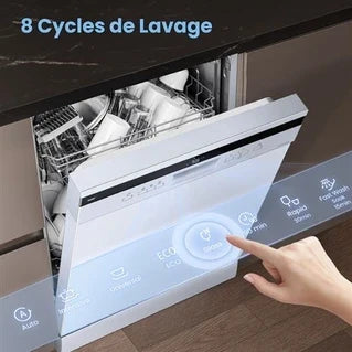 Comfee CDWEF1435EW freestanding dishwasher, 14 place settings, 60 cm