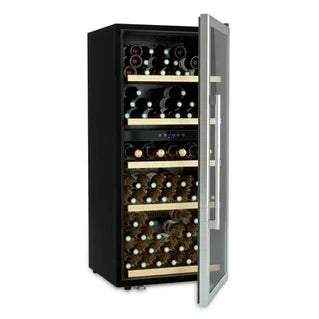 Les Petits Champs dual-zone wine cooler, 91 bottles, freestanding - CAVCD91