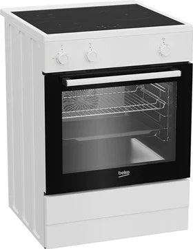 Beko FSE68112MWC induction range cooker
