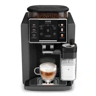 Krups Sensation Lait EA912HF1 Kaffeemaschine Anthrazitgrau + Wartungskit